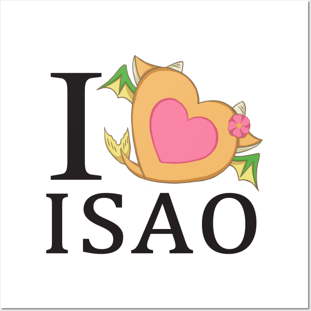 I Heart Isao! Wall Art by Zanzakura